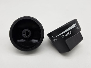 TOP BURNER KNOB *BLACK* FITS UNITS MADE AFTER 8 9 2002 KNOB HAS A METAL "D" SHAPED INSERT Viking PB010206