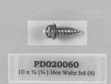 Tornillo cabeza hexagonal con arandela 10 x 1 2 5 16 Viking PD020060